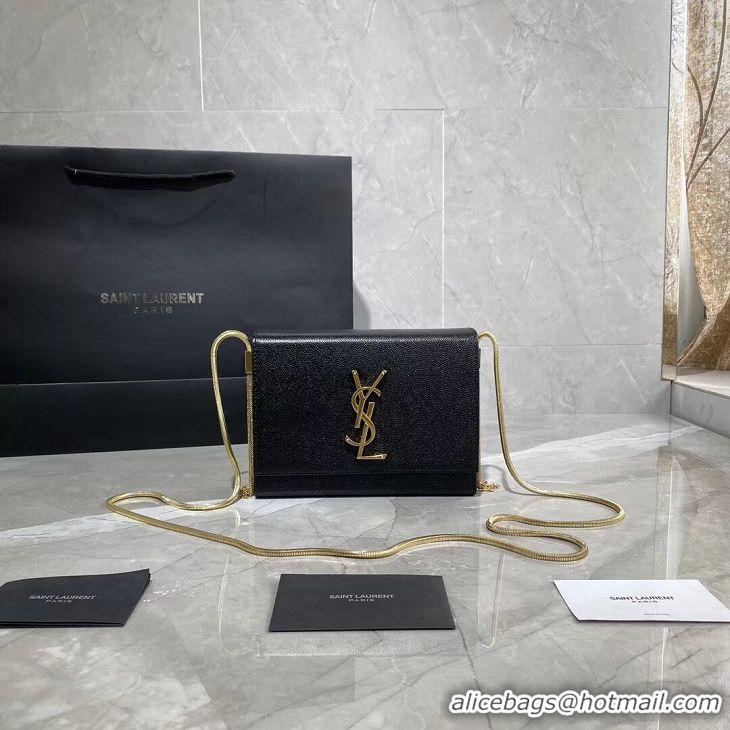 Inexpensive Yves Saint Laurent Kate mini Original leather Shoulder Bag Y593122 Black