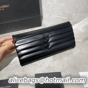 Reasonable Price Yves Saint Laurent Original leather Clutch bag Y593168 Black