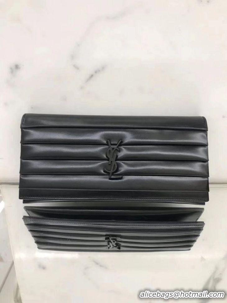 Reasonable Price Yves Saint Laurent Original leather Clutch bag Y593168 Black