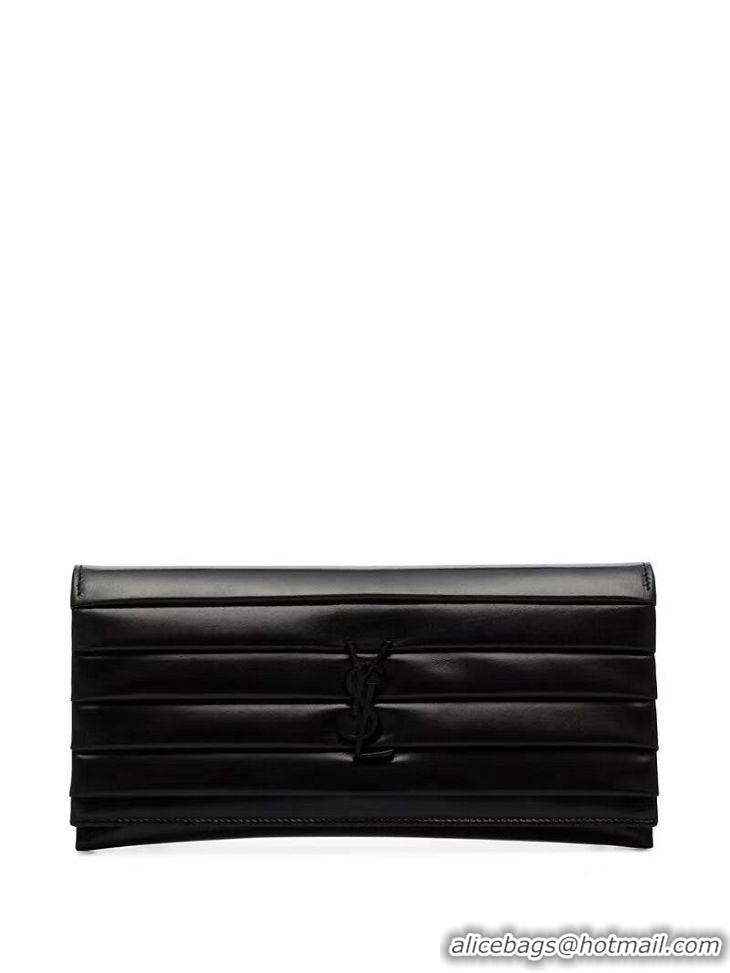 Reasonable Price Yves Saint Laurent Original leather Clutch bag Y593168 Black