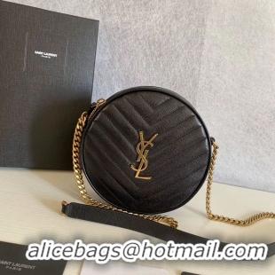 Buy Ladies SAINT LAURENT leather shoulder bag Y610436 black