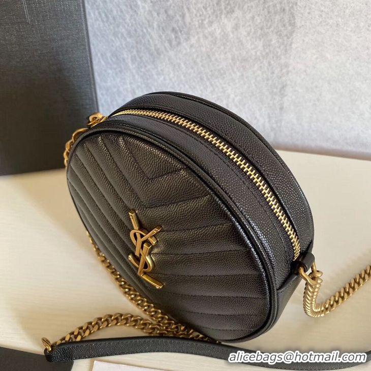 Buy Ladies SAINT LAURENT leather shoulder bag Y610436 black