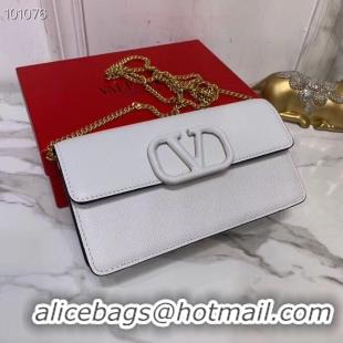 Inexpensive VALENTINO Origianl Leather Bag V0018 white