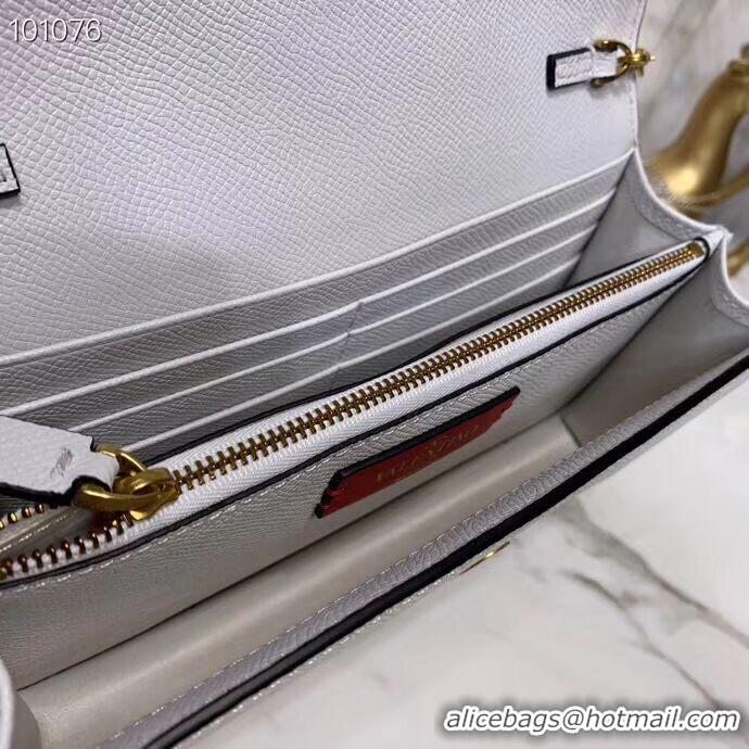 Inexpensive VALENTINO Origianl Leather Bag V0018 white