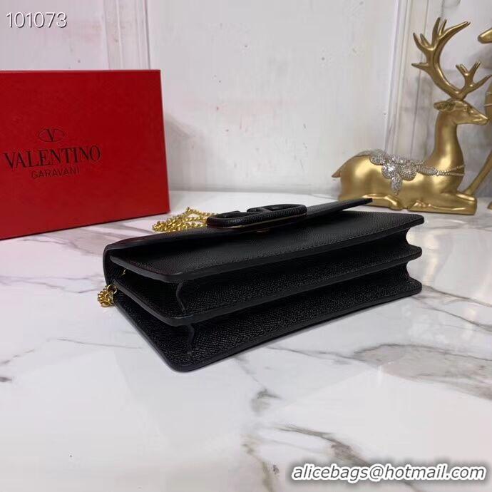 Unique Grade VALENTINO Origianl Leather Bag V0018 black