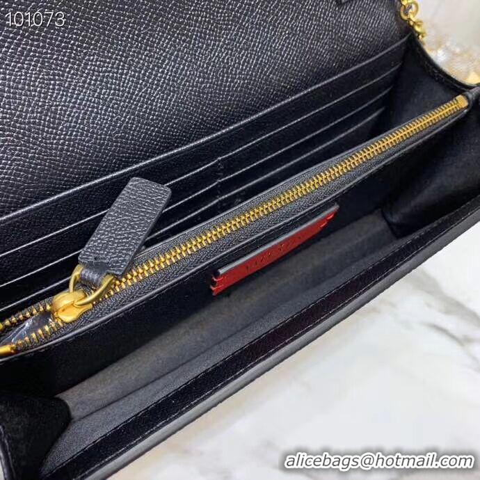 Unique Grade VALENTINO Origianl Leather Bag V0018 black