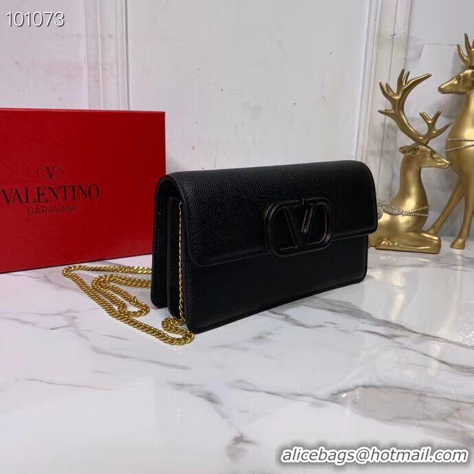 Unique Grade VALENTINO Origianl Leather Bag V0018 black