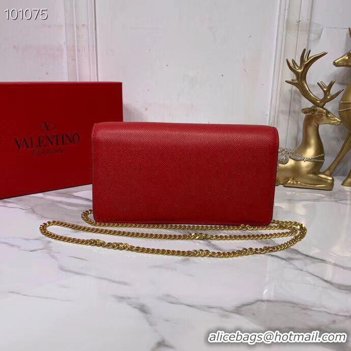 Buy Fashionable VALENTINO Origianl Leather Bag V0018 red