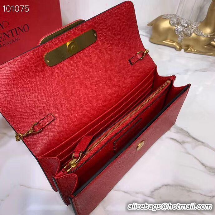 Buy Fashionable VALENTINO Origianl Leather Bag V0018 red