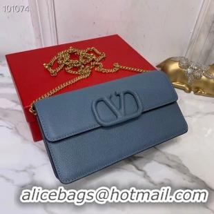 Affordable Price VALENTINO Origianl Leather Bag V0018 blue