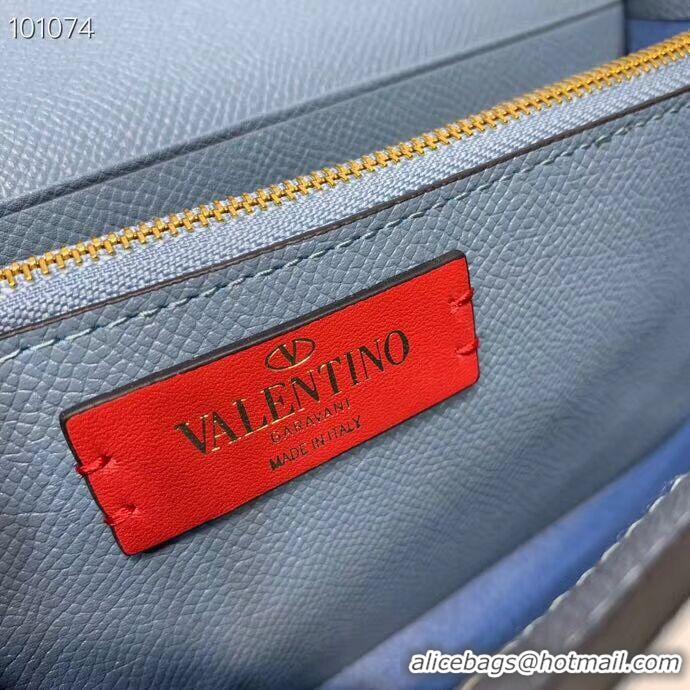 Affordable Price VALENTINO Origianl Leather Bag V0018 blue