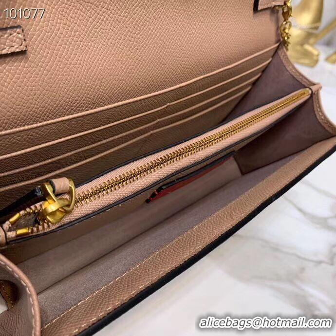 Low Cost VALENTINO Origianl Leather Bag V0018 Nude