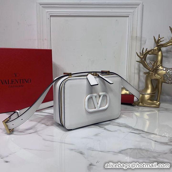 Promotional VALENTINO Origianl leather shoulder bag V0020 white