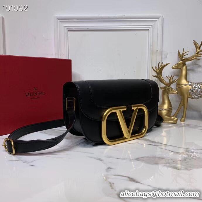 Buy Discount VALENTINO Origianl leather shoulder bag V0030 black