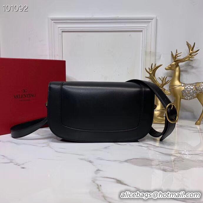 Buy Discount VALENTINO Origianl leather shoulder bag V0030 black