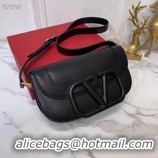 Reasonable Price VALENTINO Origianl leather shoulder bag V0030A black