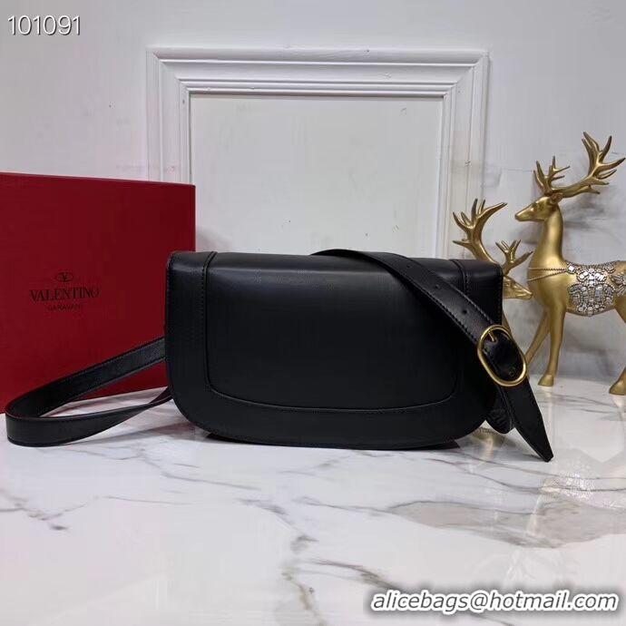 Reasonable Price VALENTINO Origianl leather shoulder bag V0030A black