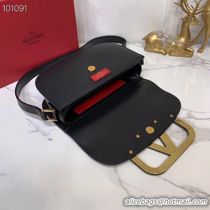 Reasonable Price VALENTINO Origianl leather shoulder bag V0030A black