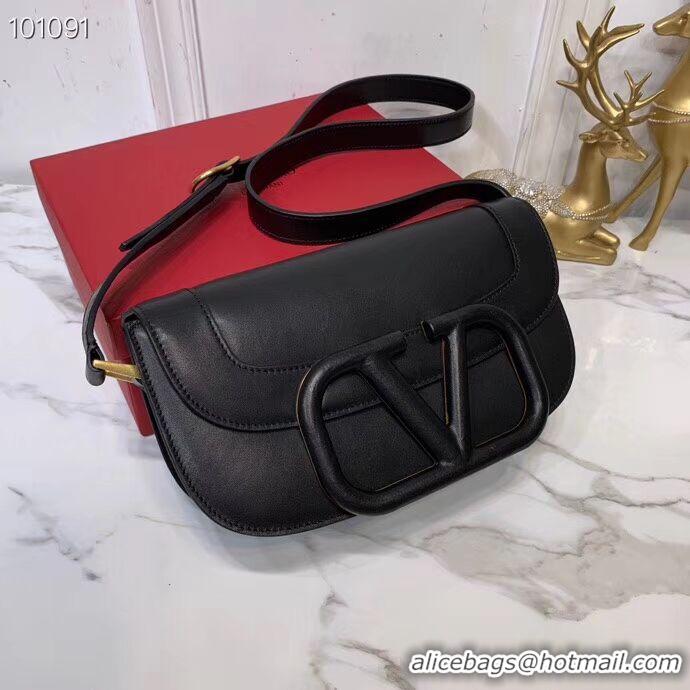 Reasonable Price VALENTINO Origianl leather shoulder bag V0030A black