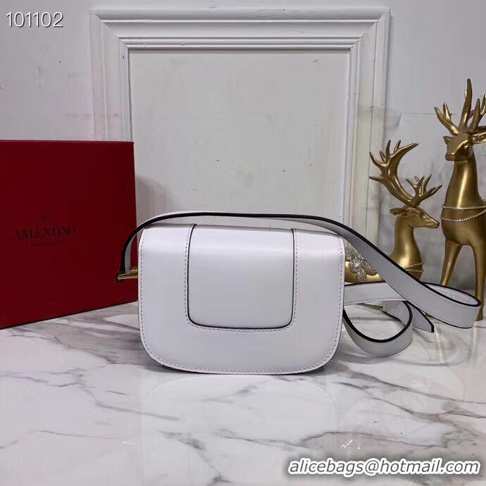 New Style Faux VALENTINO Origianl leather shoulder bag V0032 white