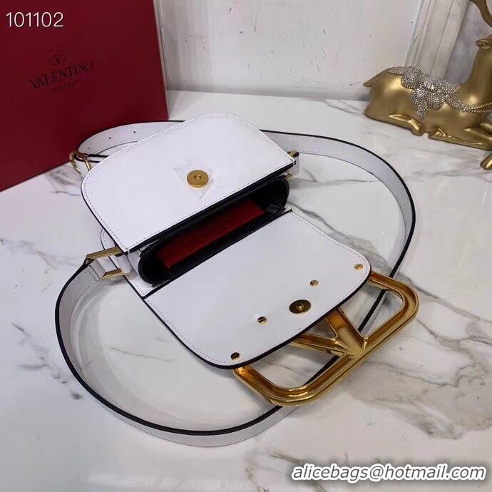 New Style Faux VALENTINO Origianl leather shoulder bag V0032 white