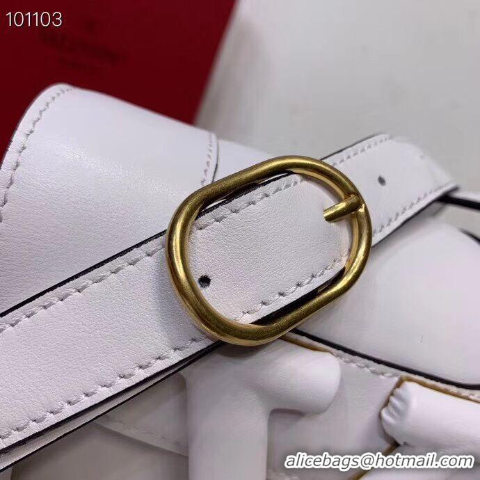 Good Taste VALENTINO Origianl leather shoulder bag V0032A white