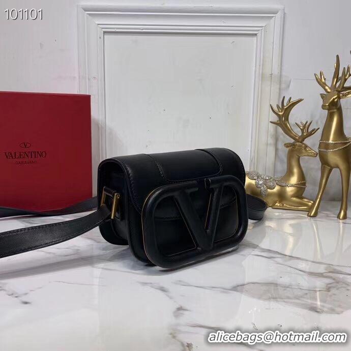 Classic Specials VALENTINO Origianl leather shoulder bag V0032A black