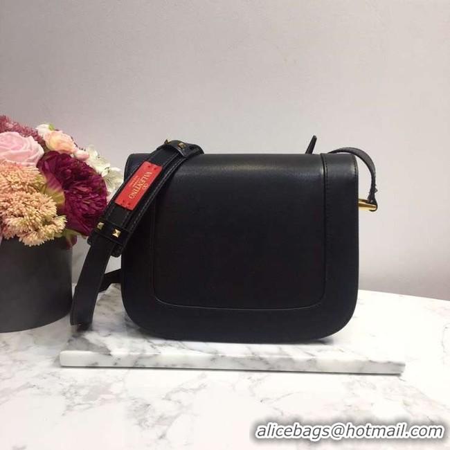 Unique Grade VALENTINO Origianl Leather Bag A0705 Black