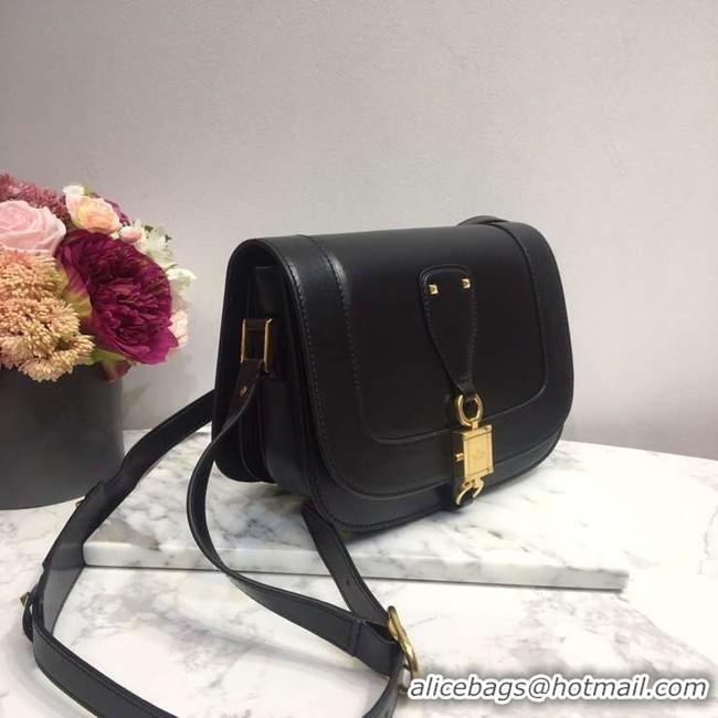 Unique Grade VALENTINO Origianl Leather Bag A0705 Black