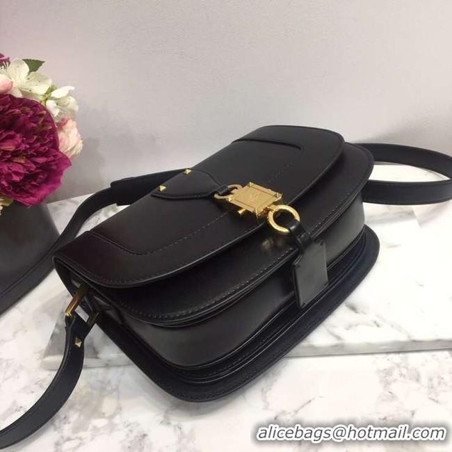 Unique Grade VALENTINO Origianl Leather Bag A0705 Black