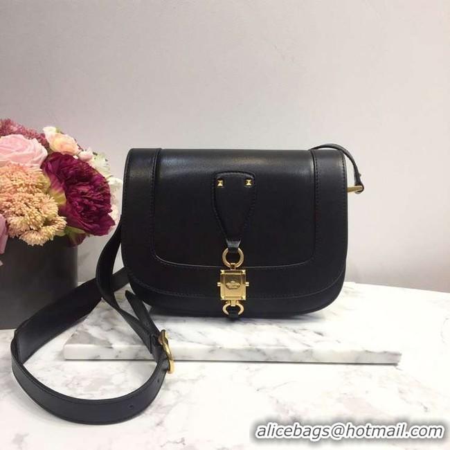 Unique Grade VALENTINO Origianl Leather Bag A0705 Black