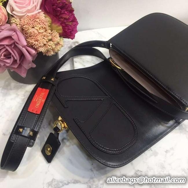 Unique Grade VALENTINO Origianl Leather Bag A0705 Black