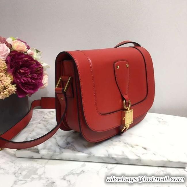 Hot Sale VALENTINO Origianl Leather Bag A0705 red