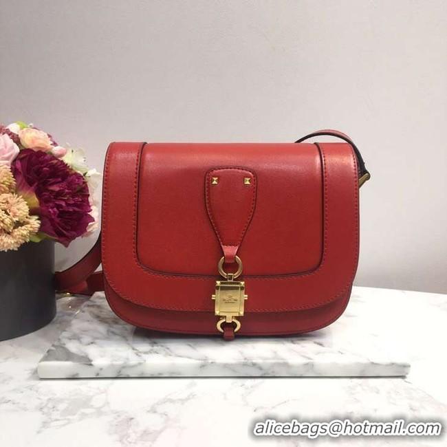 Hot Sale VALENTINO Origianl Leather Bag A0705 red