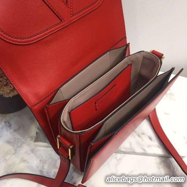 Hot Sale VALENTINO Origianl Leather Bag A0705 red