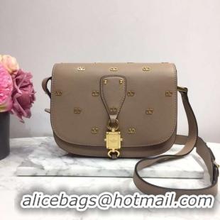 Traditional Discount VALENTINO Origianl leather shoulder bag 0708 grey