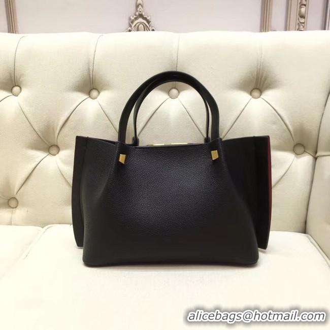 Buy Cheapest VALENTINO Origianl leather tote 2070 black