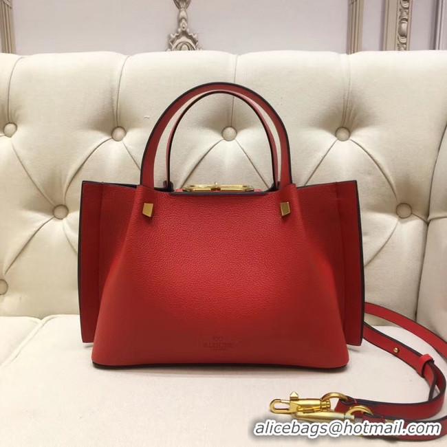 Affordable Price VALENTINO Origianl leather tote 2070 red