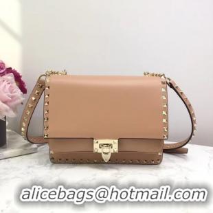 Trendy Design VALENTINO Origianl leather shoulder bag 3005 light pink