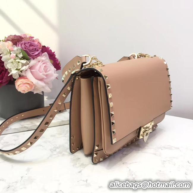 Trendy Design VALENTINO Origianl leather shoulder bag 3005 light pink