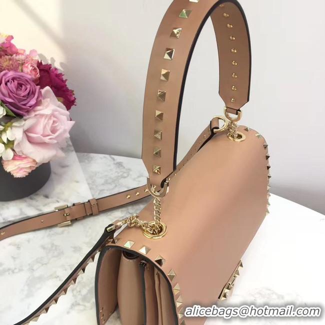 Trendy Design VALENTINO Origianl leather shoulder bag 3005 light pink