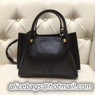 Low Cost VALENTINO Origianl leather tote 9077 black