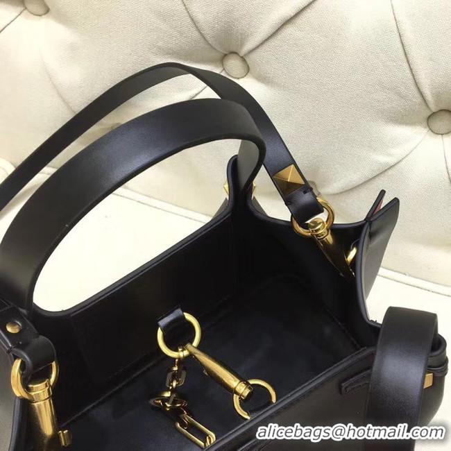 Low Cost VALENTINO Origianl leather tote 9077 black