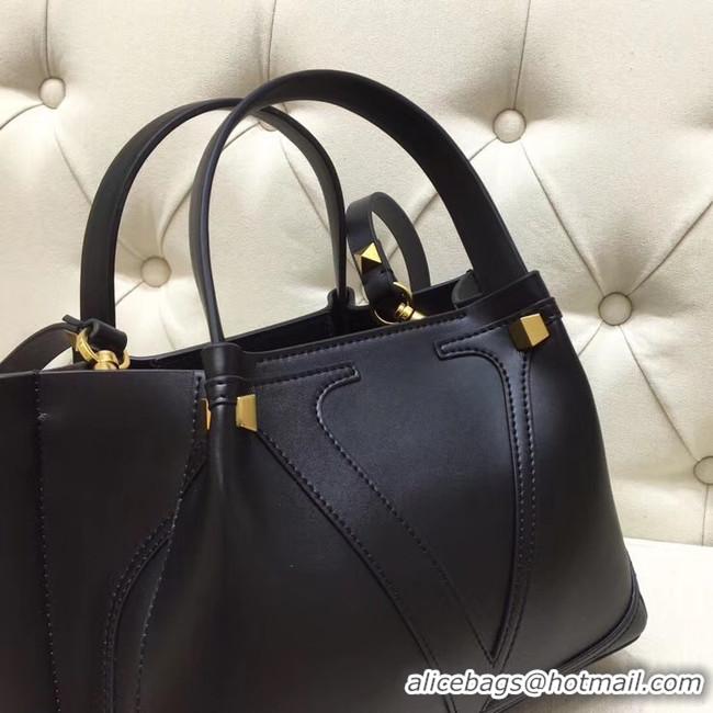 Low Cost VALENTINO Origianl leather tote 9077 black