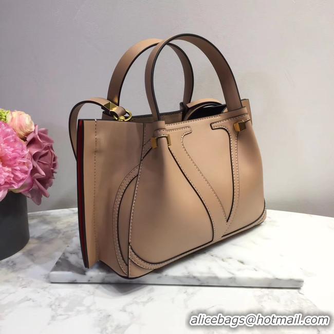 Good Product VALENTINO Origianl leather tote 9077 light pink