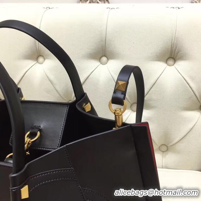 Trendy Design VALENTINO Origianl leather tote 9099 black