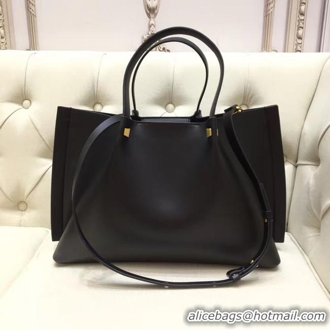 Trendy Design VALENTINO Origianl leather tote 9099 black