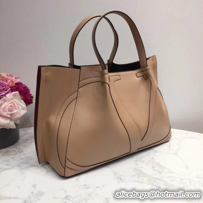 Inexpensive VALENTINO Origianl leather tote 9099 light pink