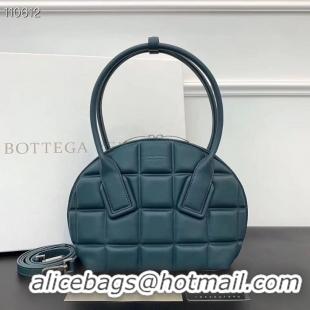 Top Grade Bottega Veneta Original Woven Leather Square Shell Bag BV67130 Green