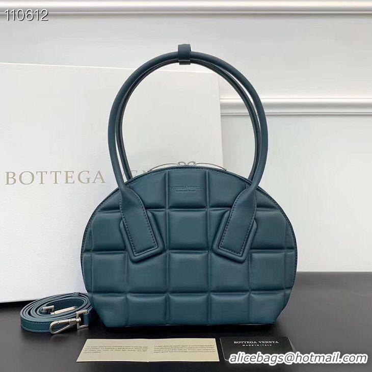 Top Grade Bottega Veneta Original Woven Leather Square Shell Bag BV67130 Green